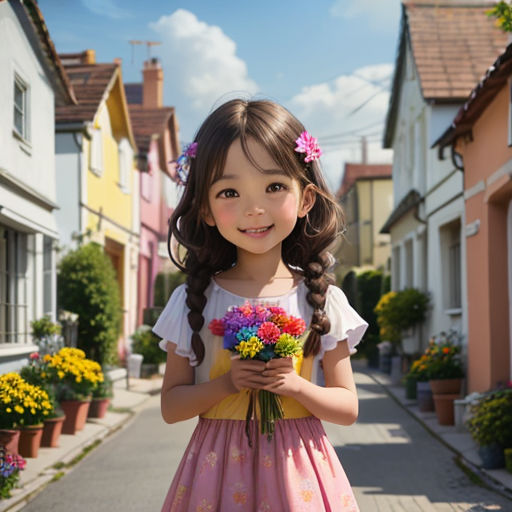 The Little Girl Who Gave Flowers
