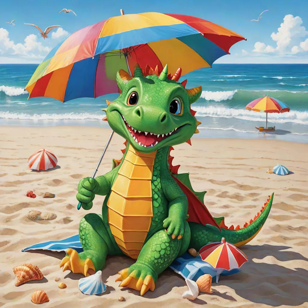 Benny the Friendly Dragon's Holiday Adventure