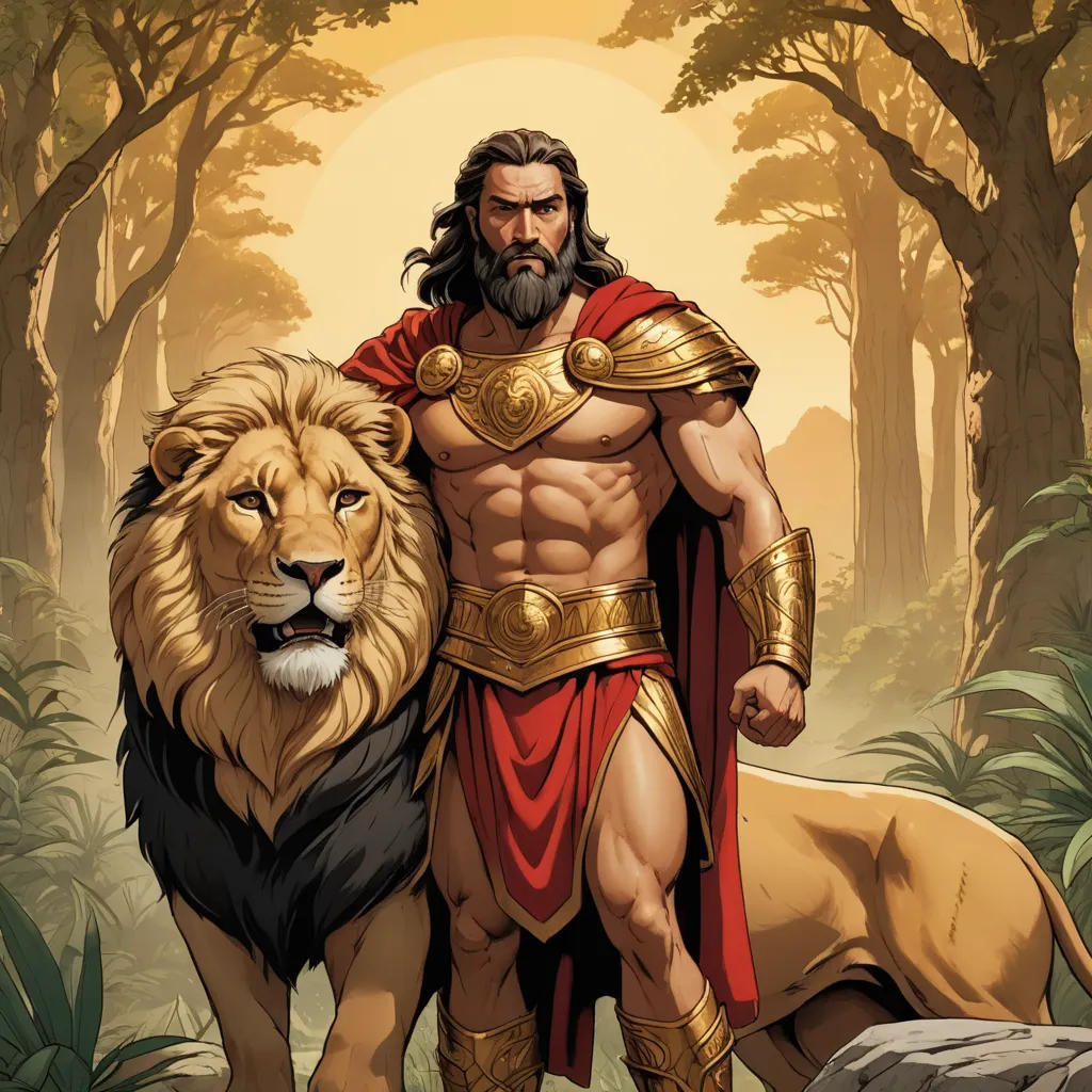 The King and the Lion
