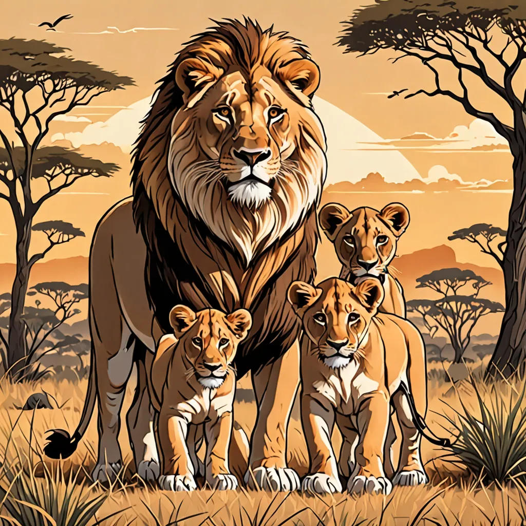 The Lion Family Adventure