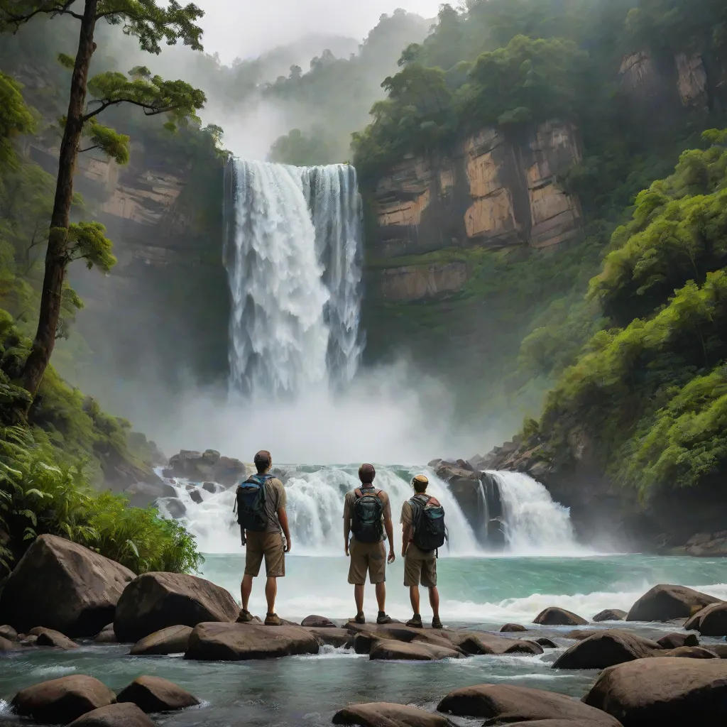 Wally and Henry's Waterfall Adventure
