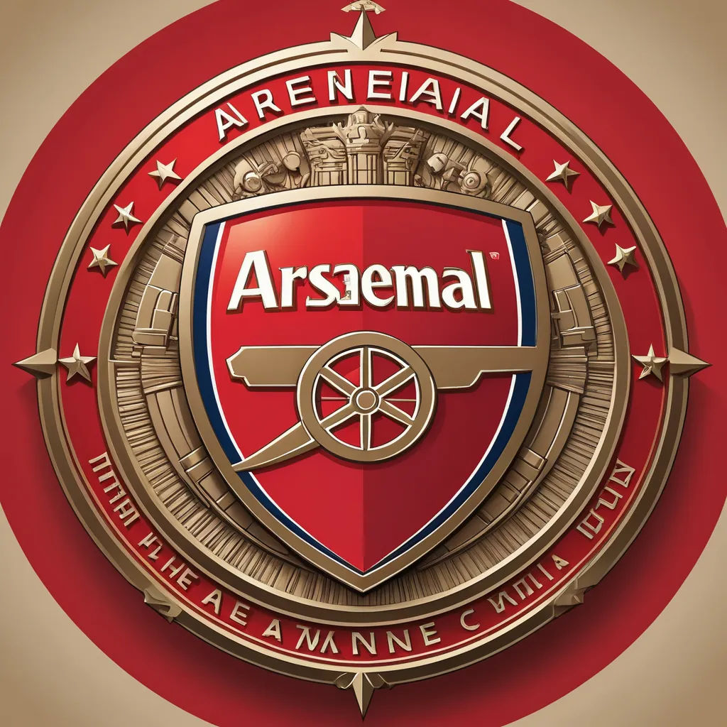 a red and gold emblem with the name of an official team on it, and stars around it,, les nabis, a digital rendering, Carles Delclaux Is, official media