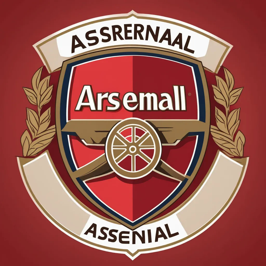a red and white logo with a shield and laurels on it, and the words,'asternal ', art informel, a digital rendering, Arie Smit, logo