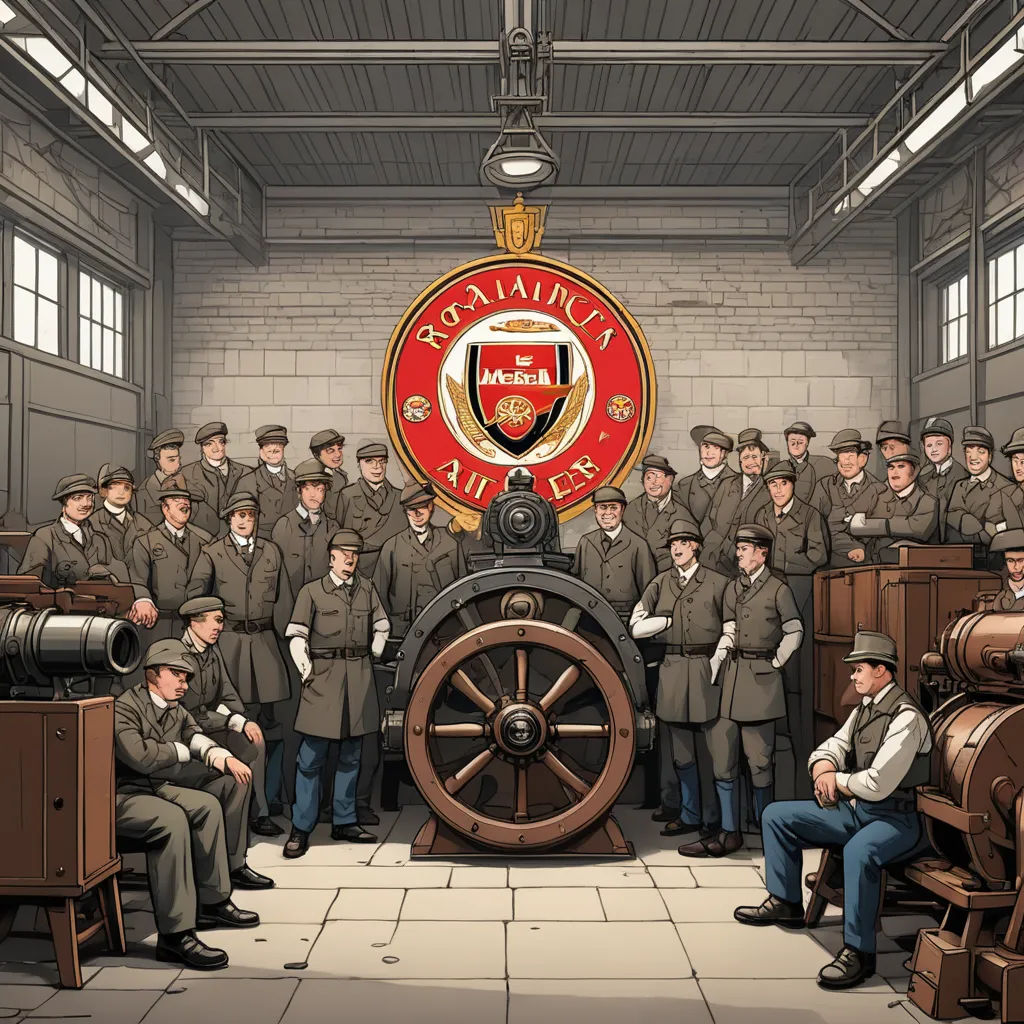 a group of men standing next to each other in a room with a sign above them that says canada, arbeitsrat für kunst, a digital rendering, Armin Baumgarten, official art