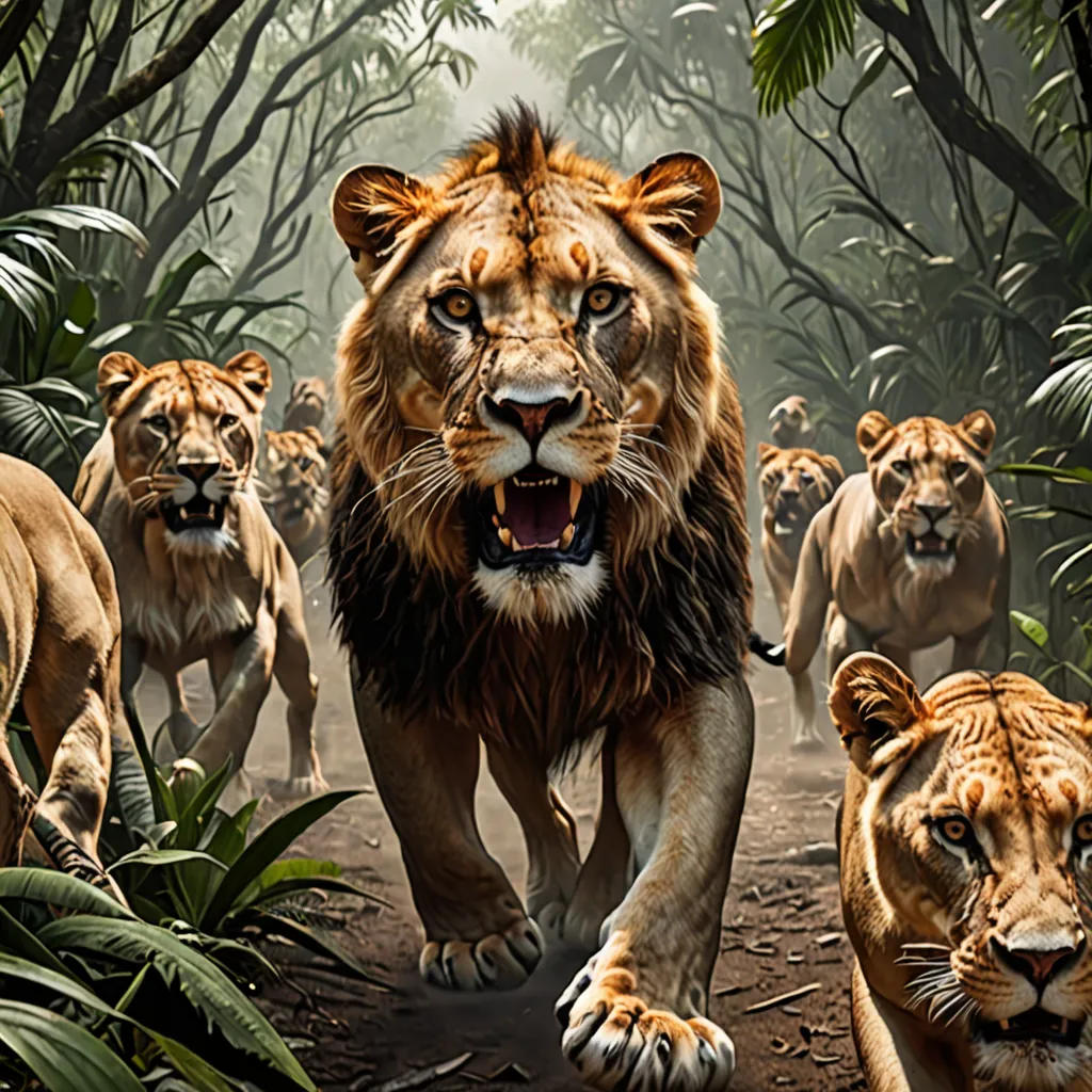 The Hunt of the Lioness Tribe
