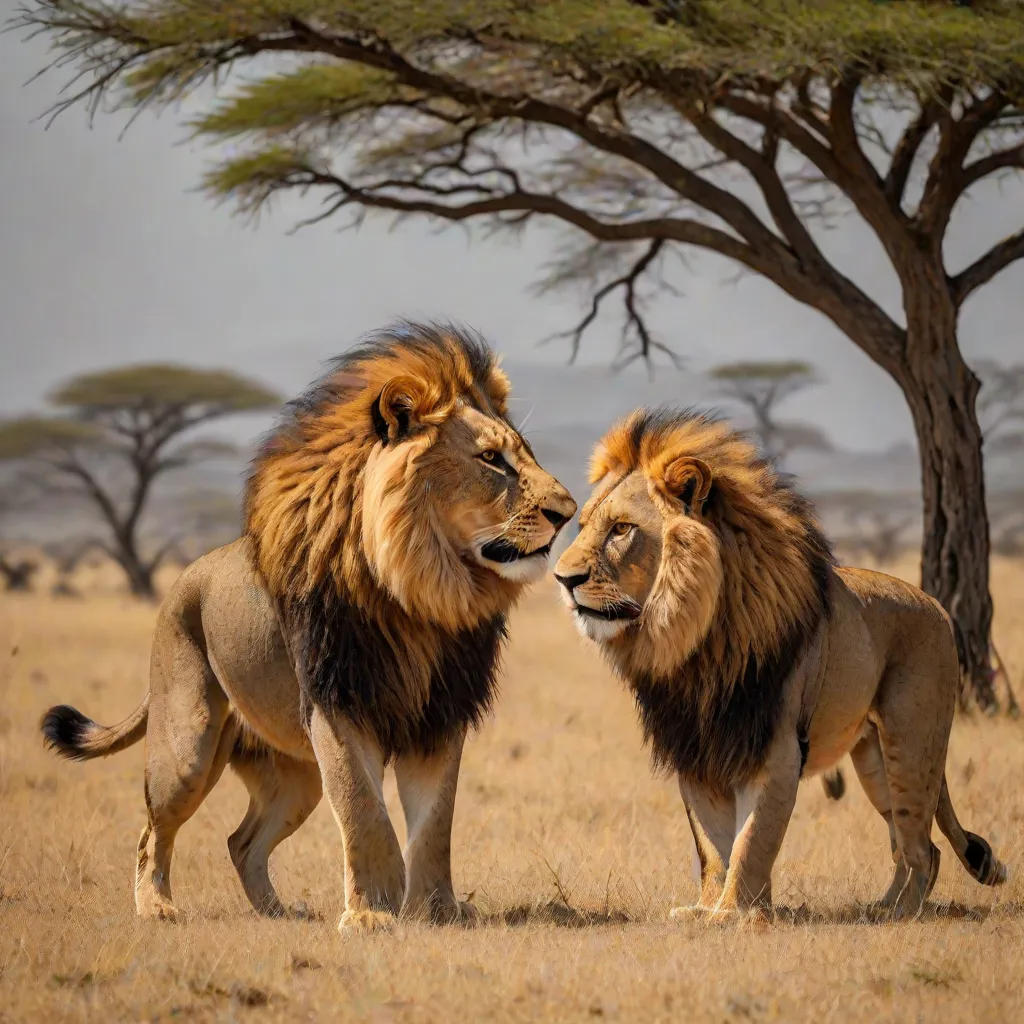 The Wise Hare and the Greedy King Lion