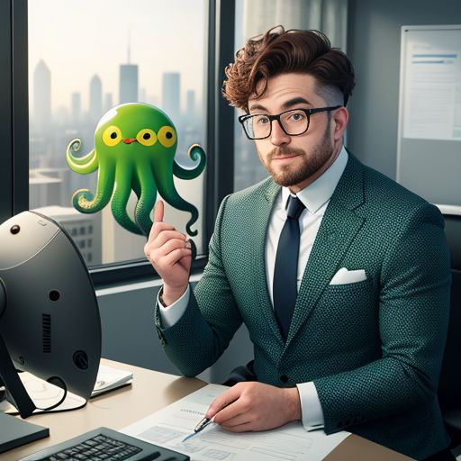 green dancing octopus with phd in english lit online