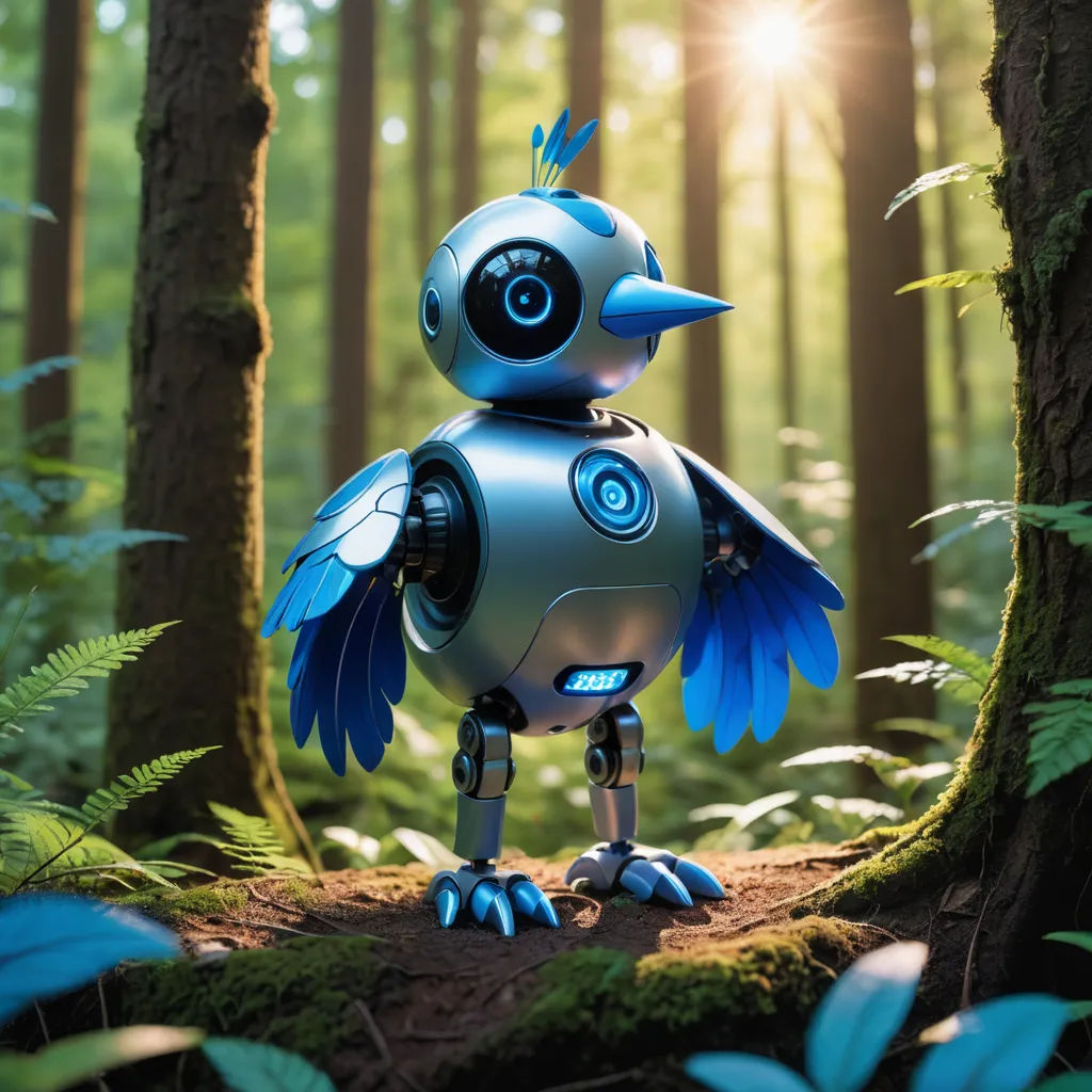 The Robot and the Forest Bird