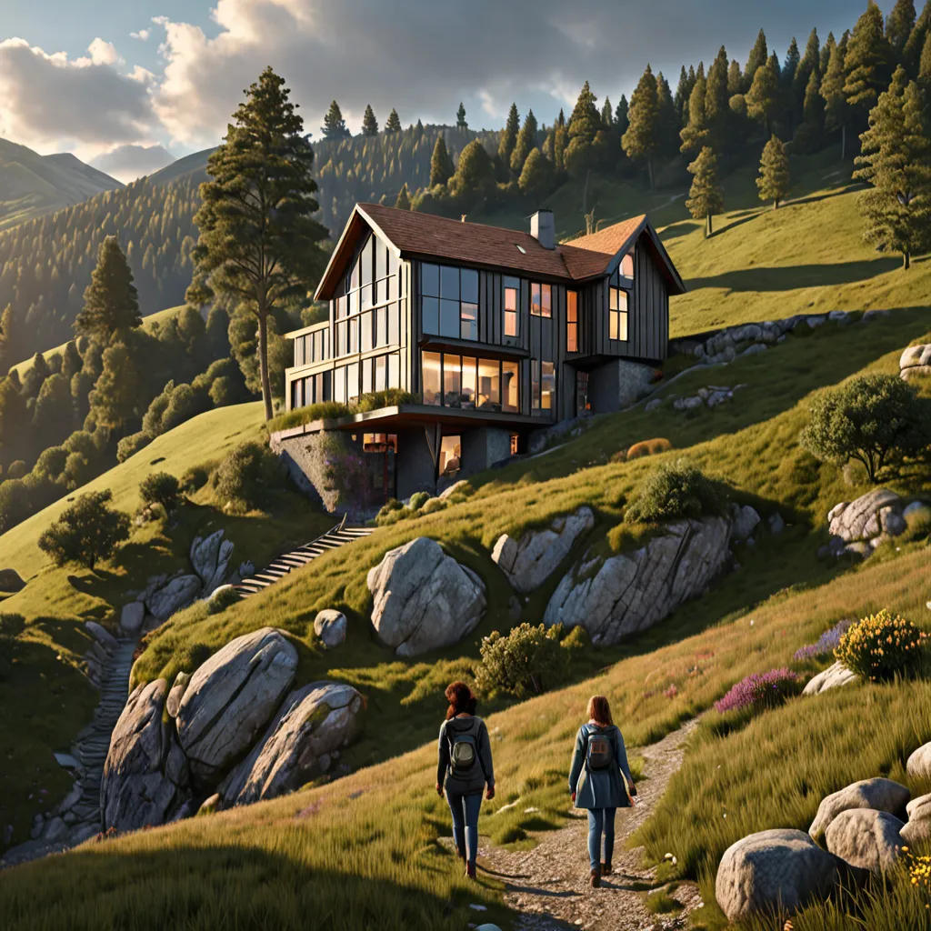 Cloudy Hillside Haven