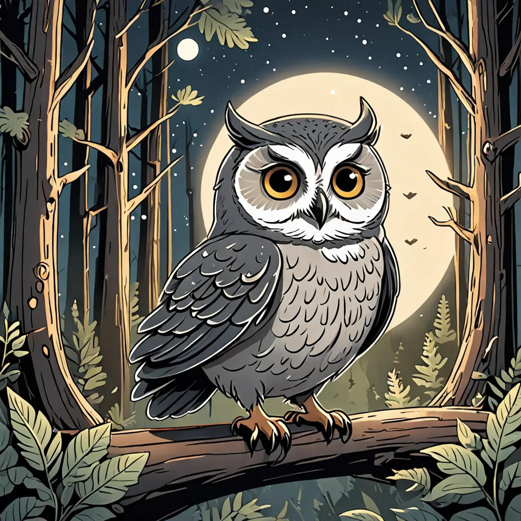 The Nighttime Adventure of Luna the Owl