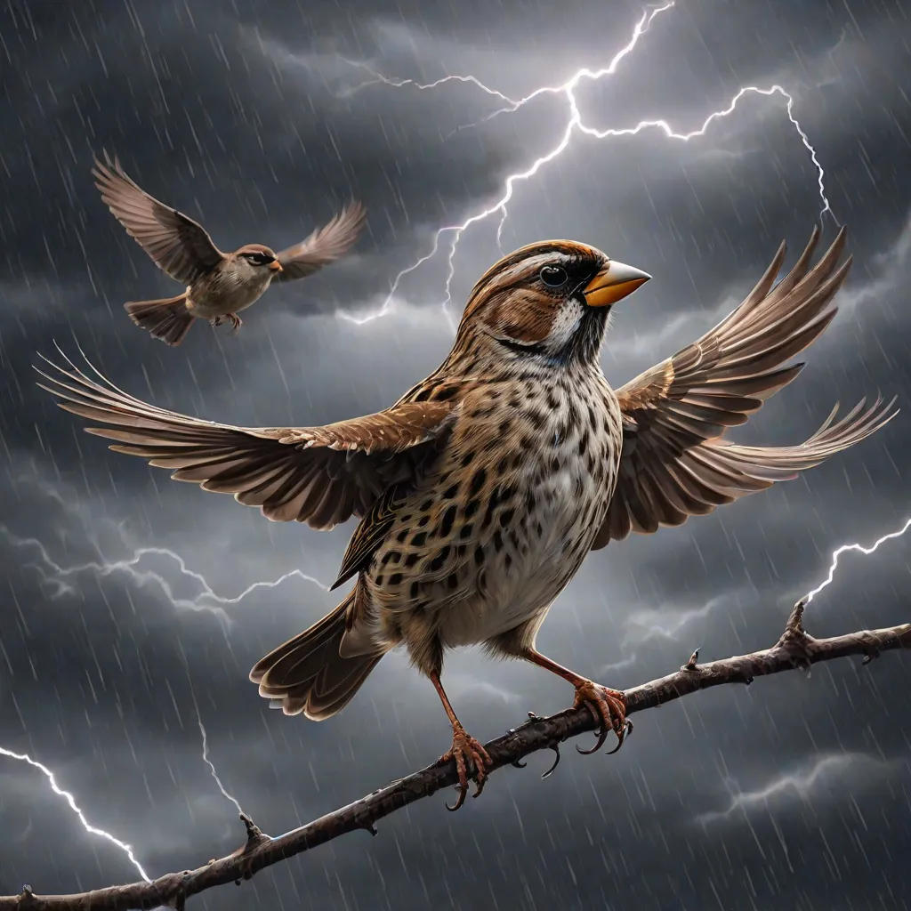 The Brave Little Sparrow