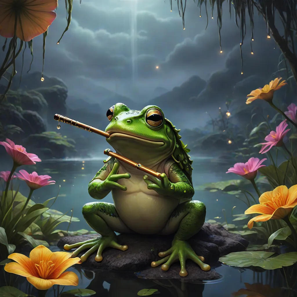 The Flute of Raindrops