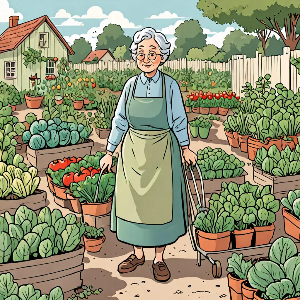 Grandma Gloria's Vegetable Garden