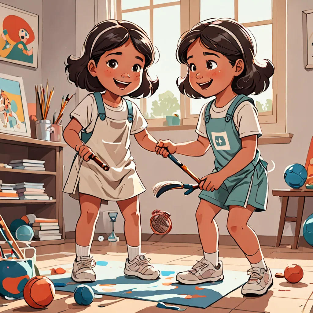 Two little sisters!