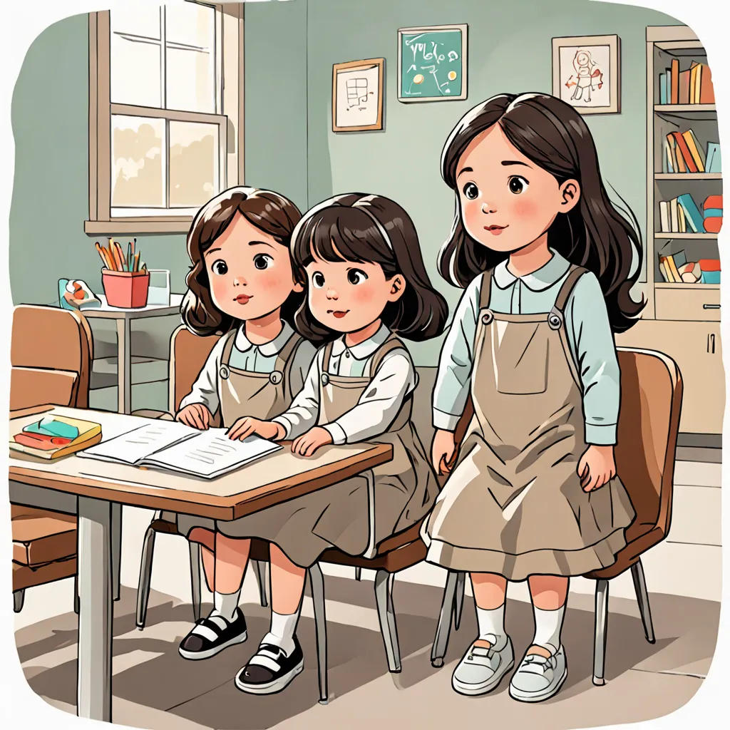 Sisters at Daycare
