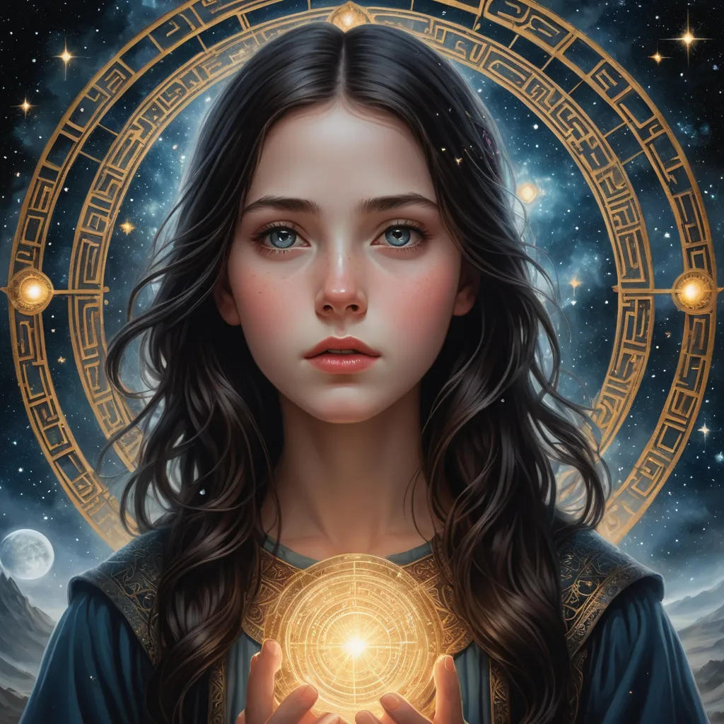 A Girl and the Man from the Sky