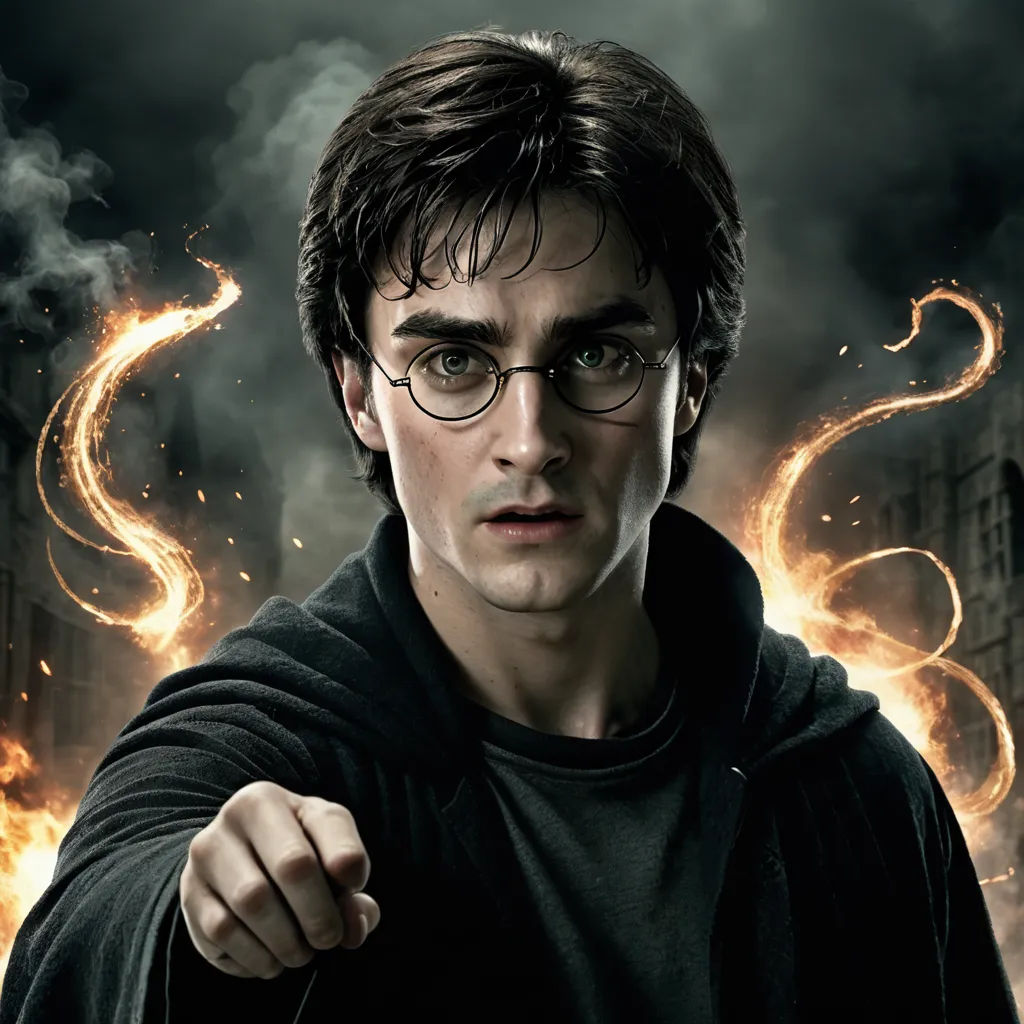 a man in glasses pointing a gun at the camera with a lot of smoke behind him and a building in the background, magical realism, poster art, Daryush Shokof, promotional image