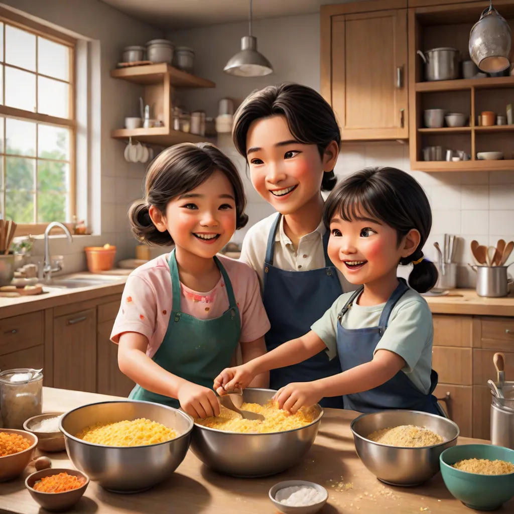 The Kind Kids and Their Nanny