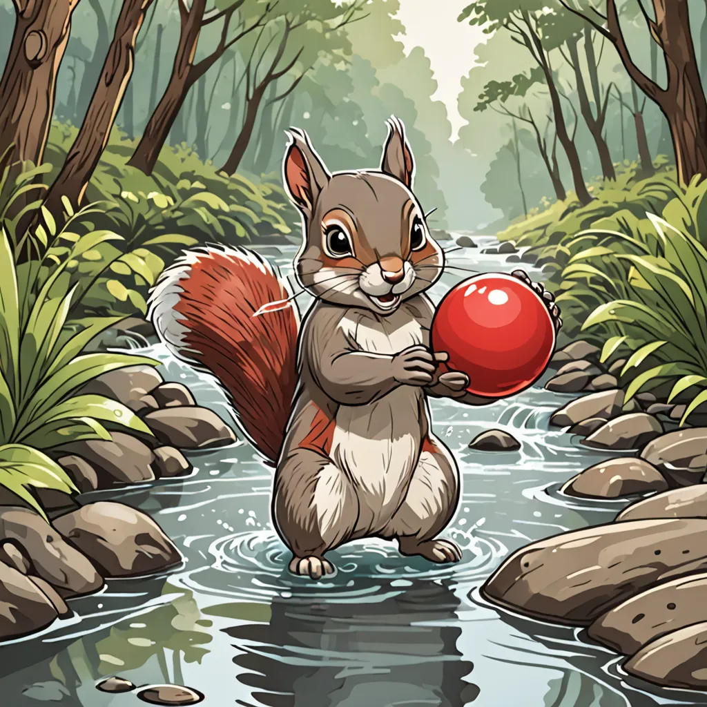The Brave Little Squirrel