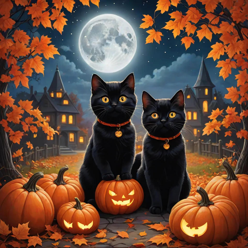 The Enchanted Halloween Cat