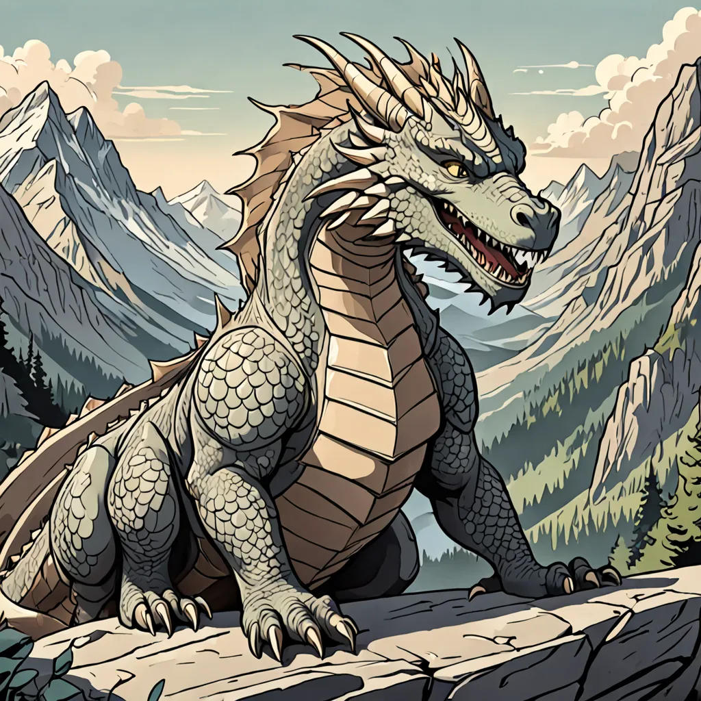 The Brave Warriors and the Mountain Dragon