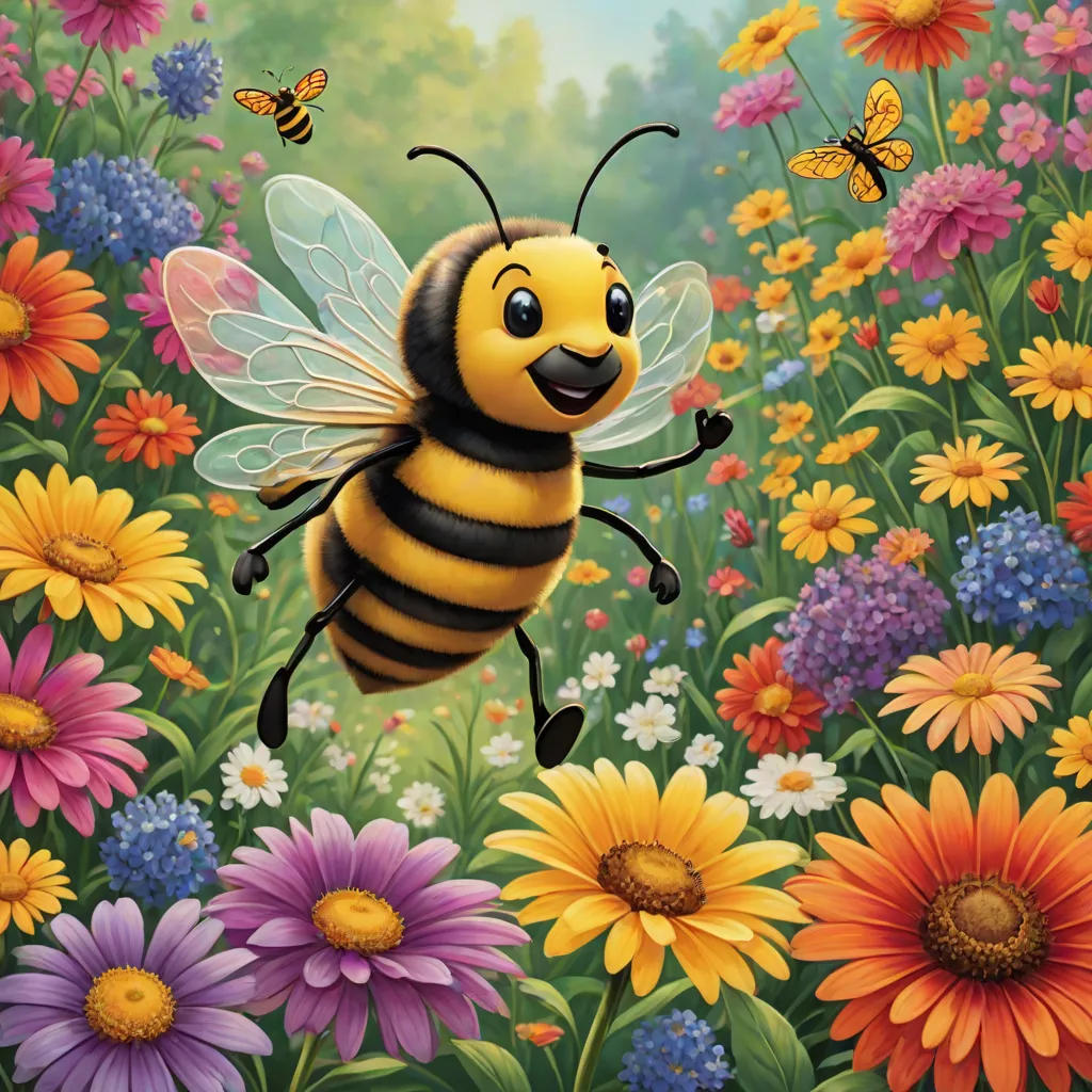 Billy the Bee's Colorful Adventure