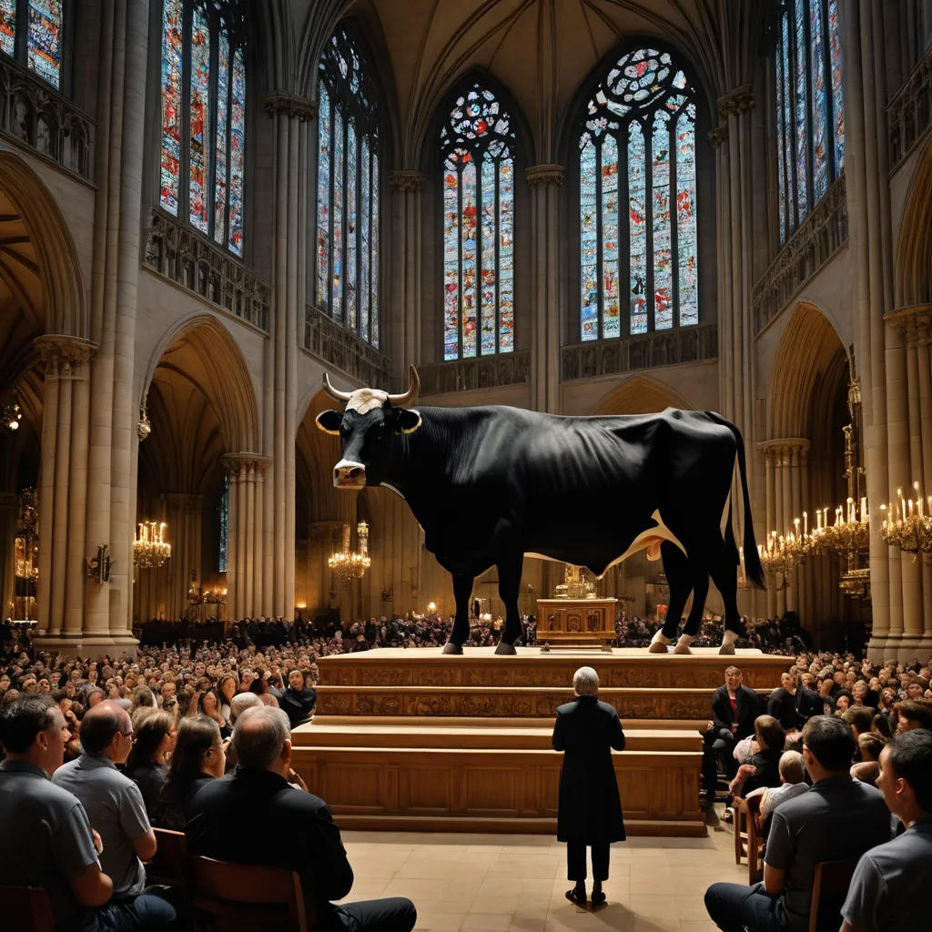 The Singing Cow at Notre-Dame