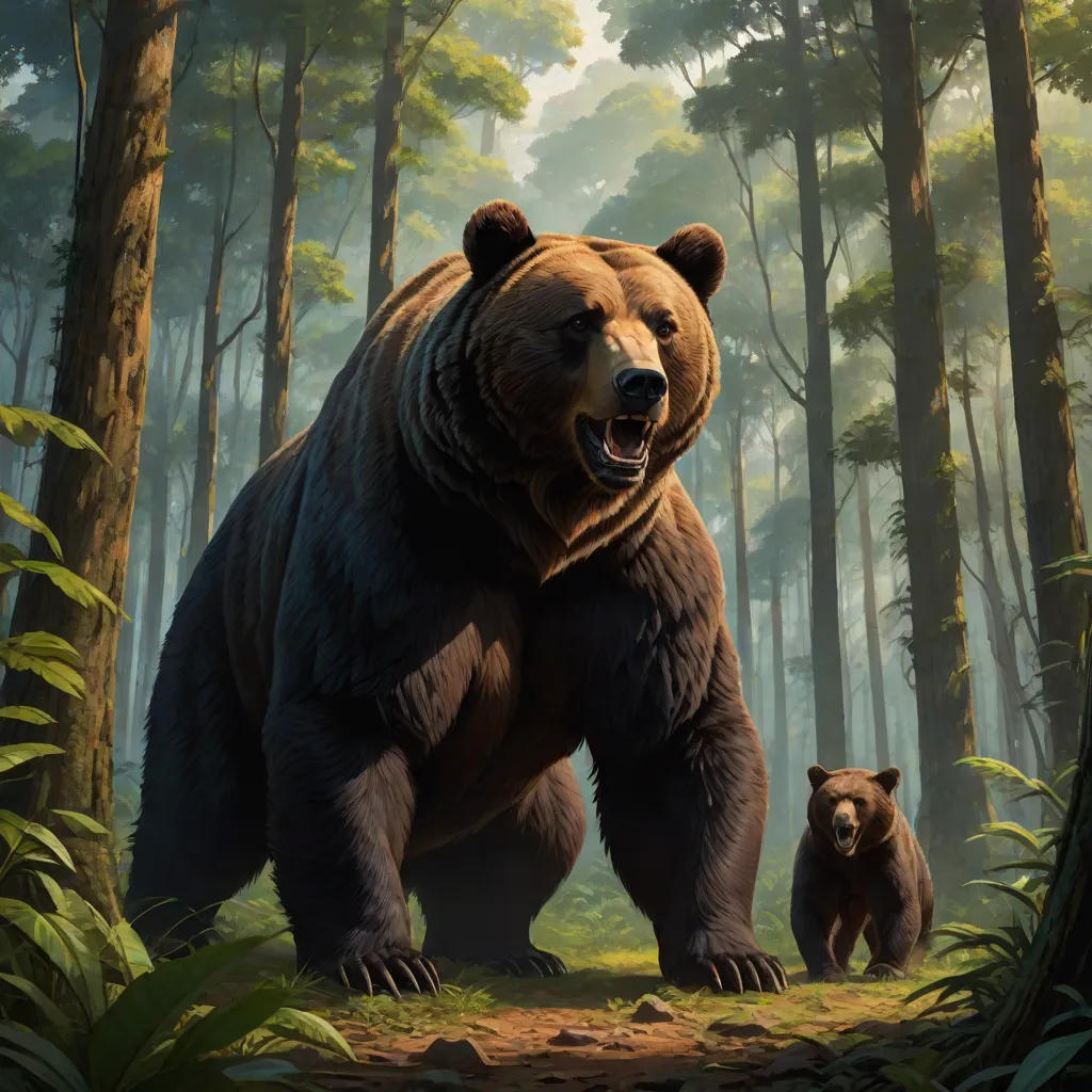 Maanu, Sanny, and the Bear's Lesson