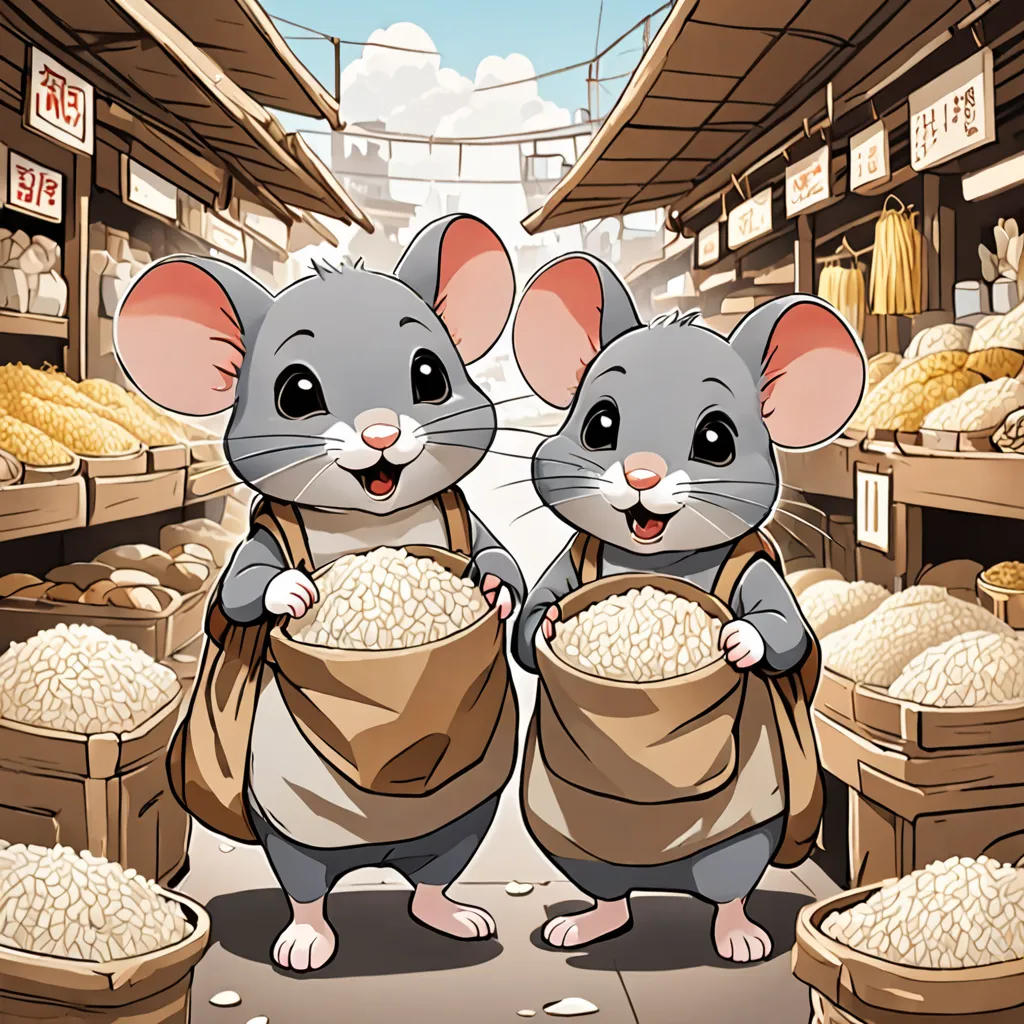 The Mice's Rice Quest