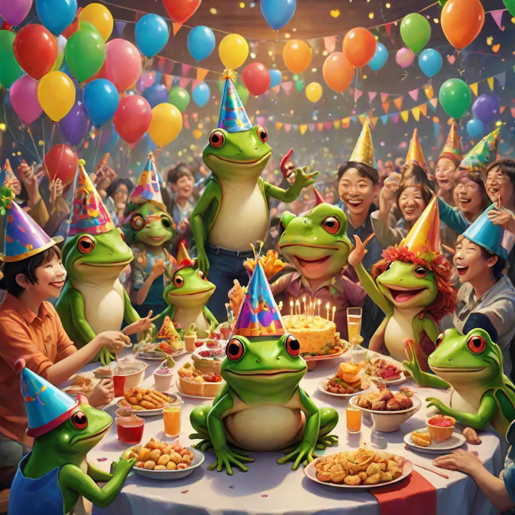 It's a Frog Party!