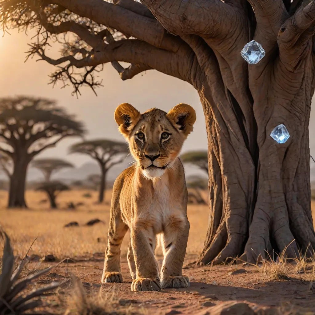 Leo's Adventure in the Savannah
