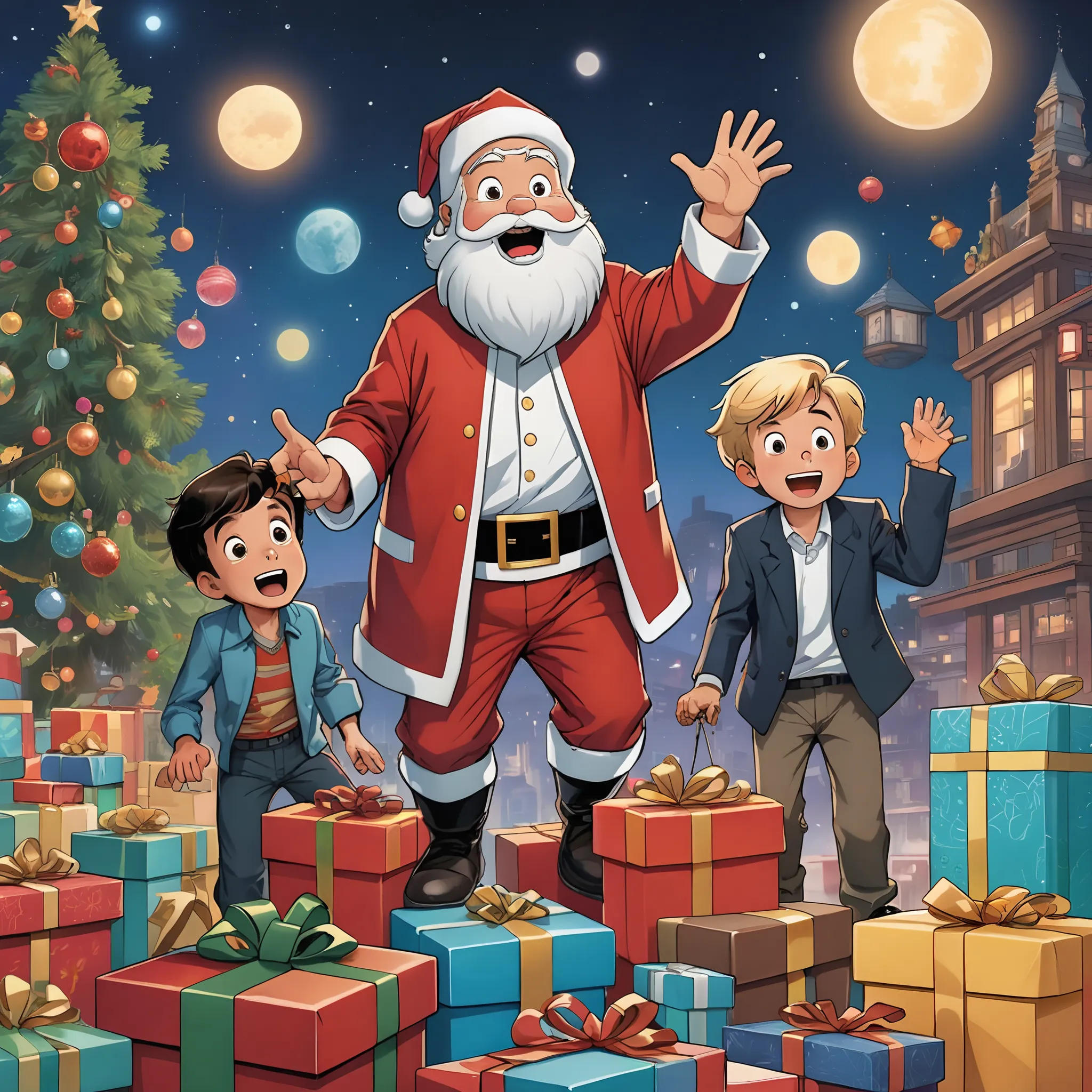 Shrink Ray Santa