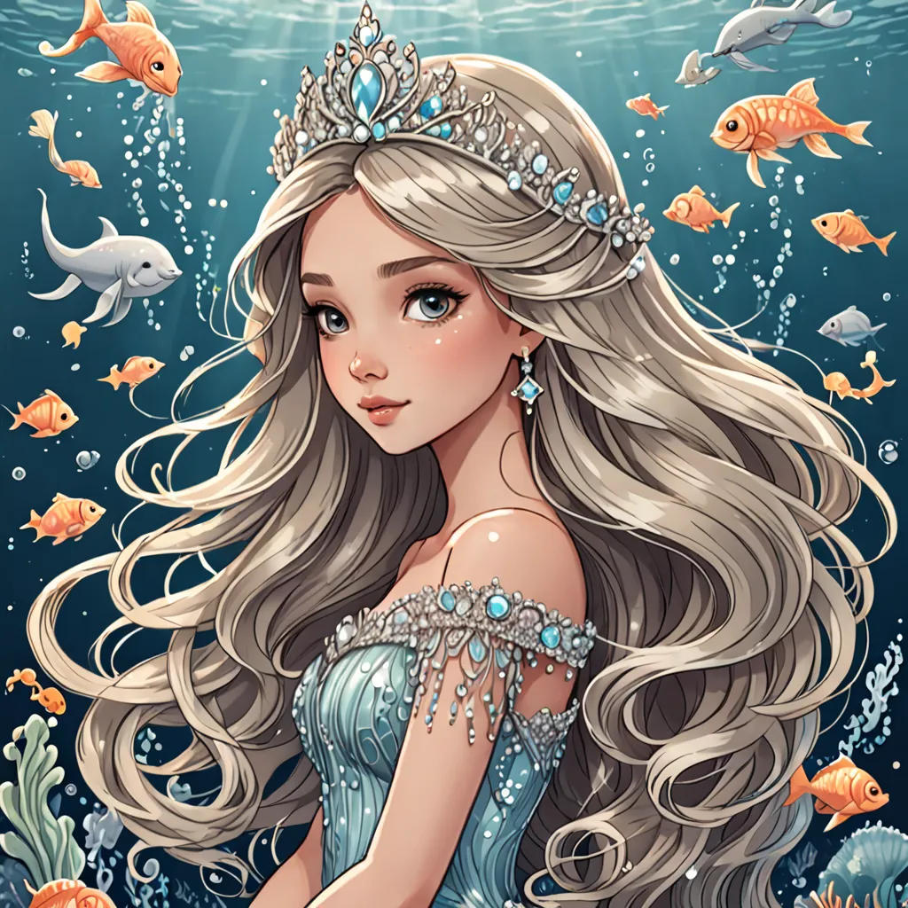The Sea Princess and the Magical Tiara