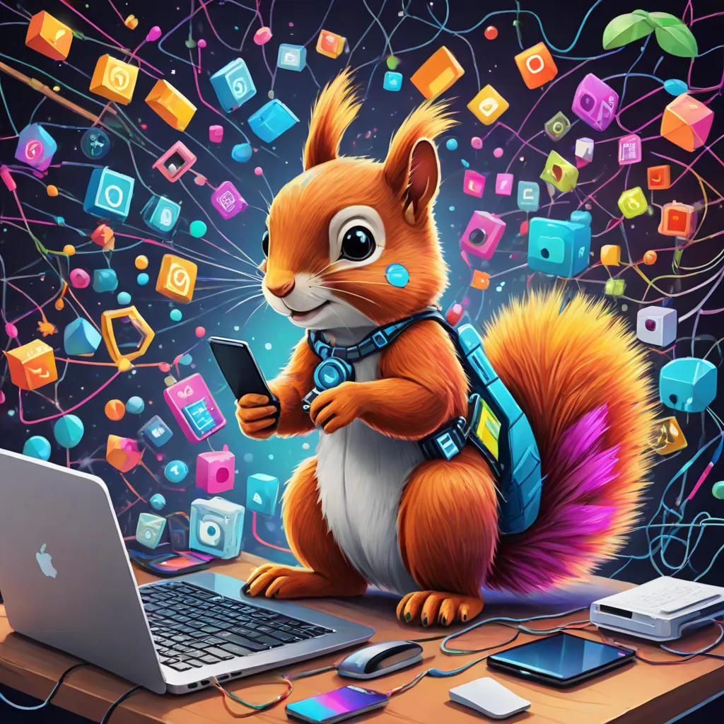 Sammy the Cyber Squirrel's Internet Adventure
