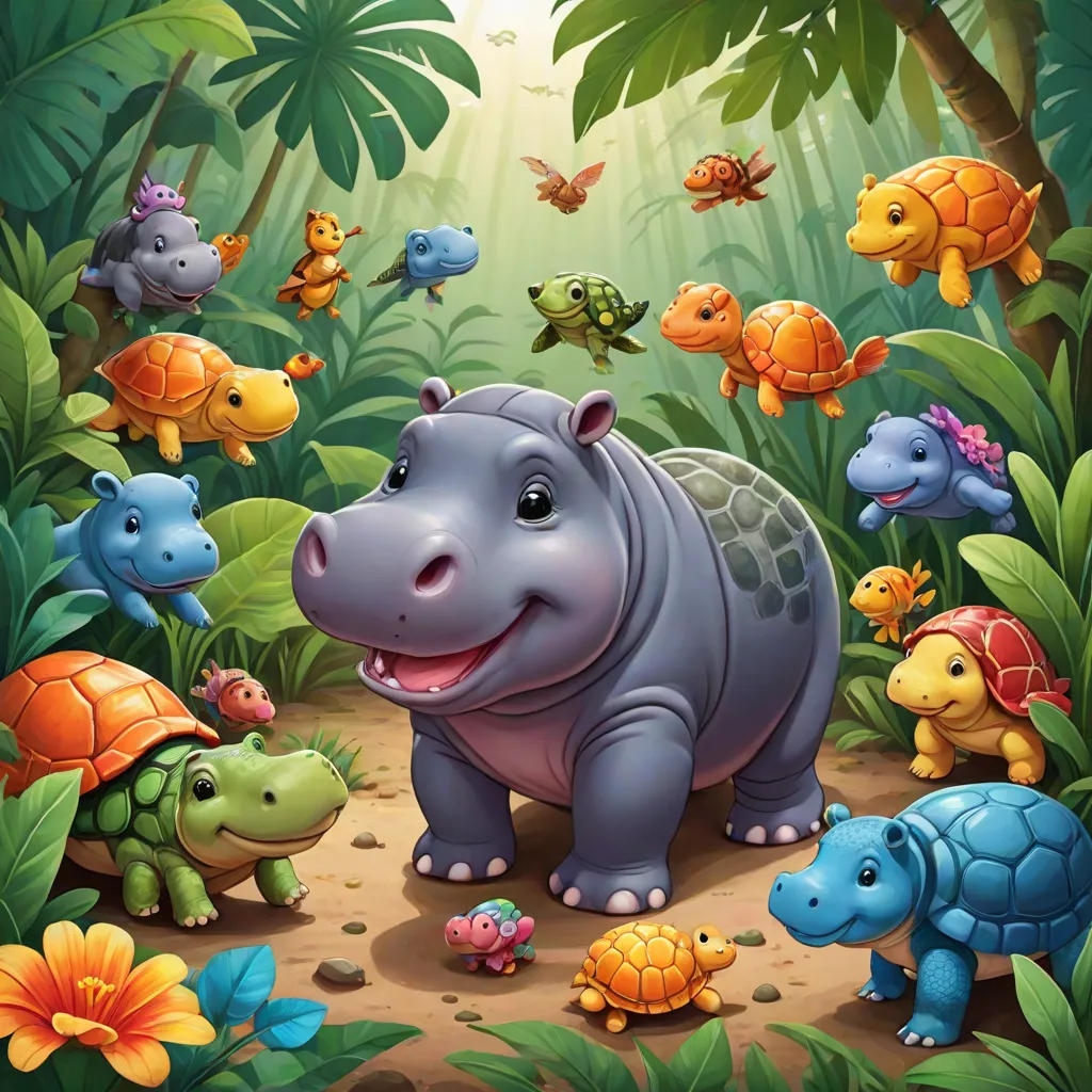 A Baby Hippo Learns a Lesson About Friends