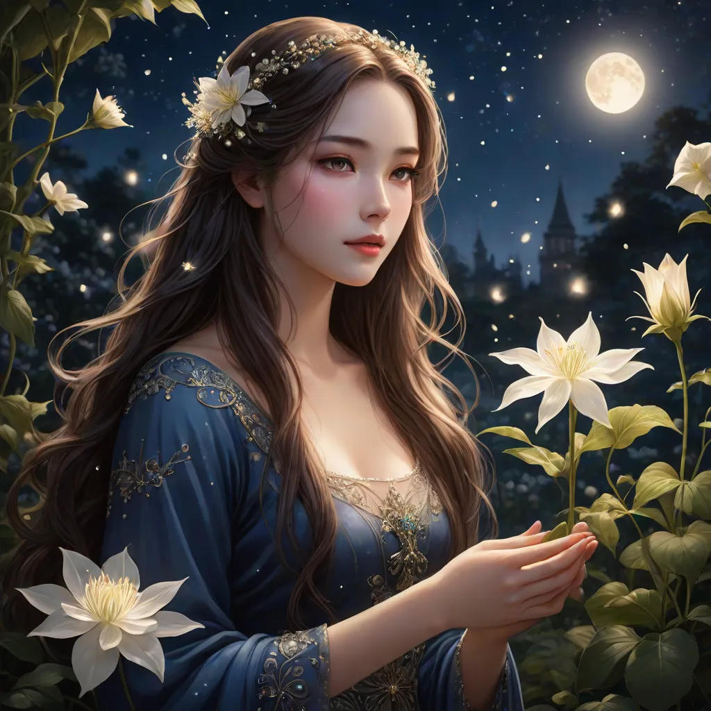 Luna and the Magical Moonflower