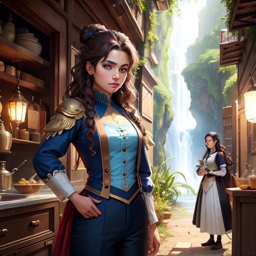 The Shrunken Maid and the Genie