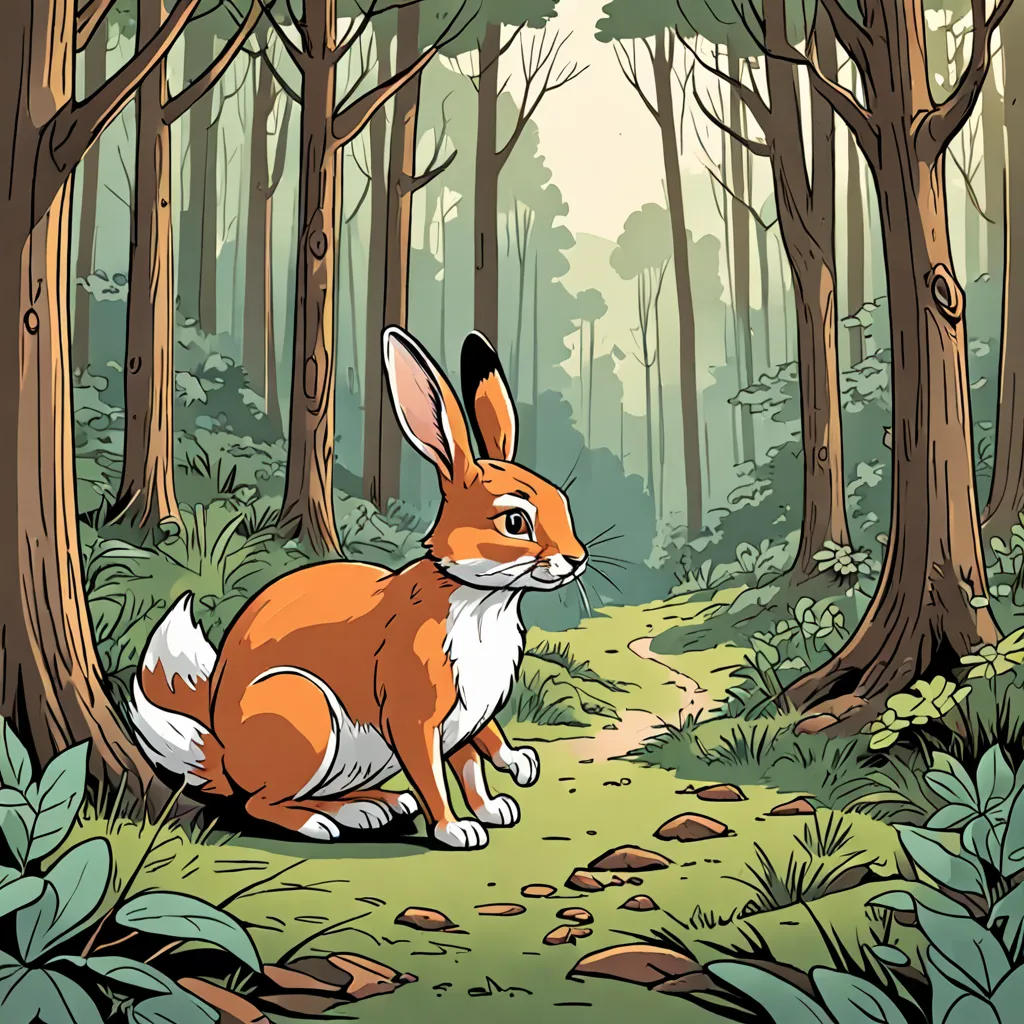 The Wise Rabbit and the Cunning Fox