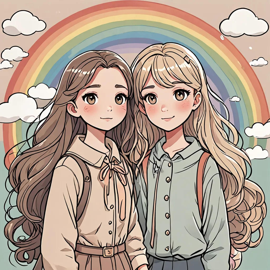 Evelyn and Cutie Kitty's Rainbow Adventure