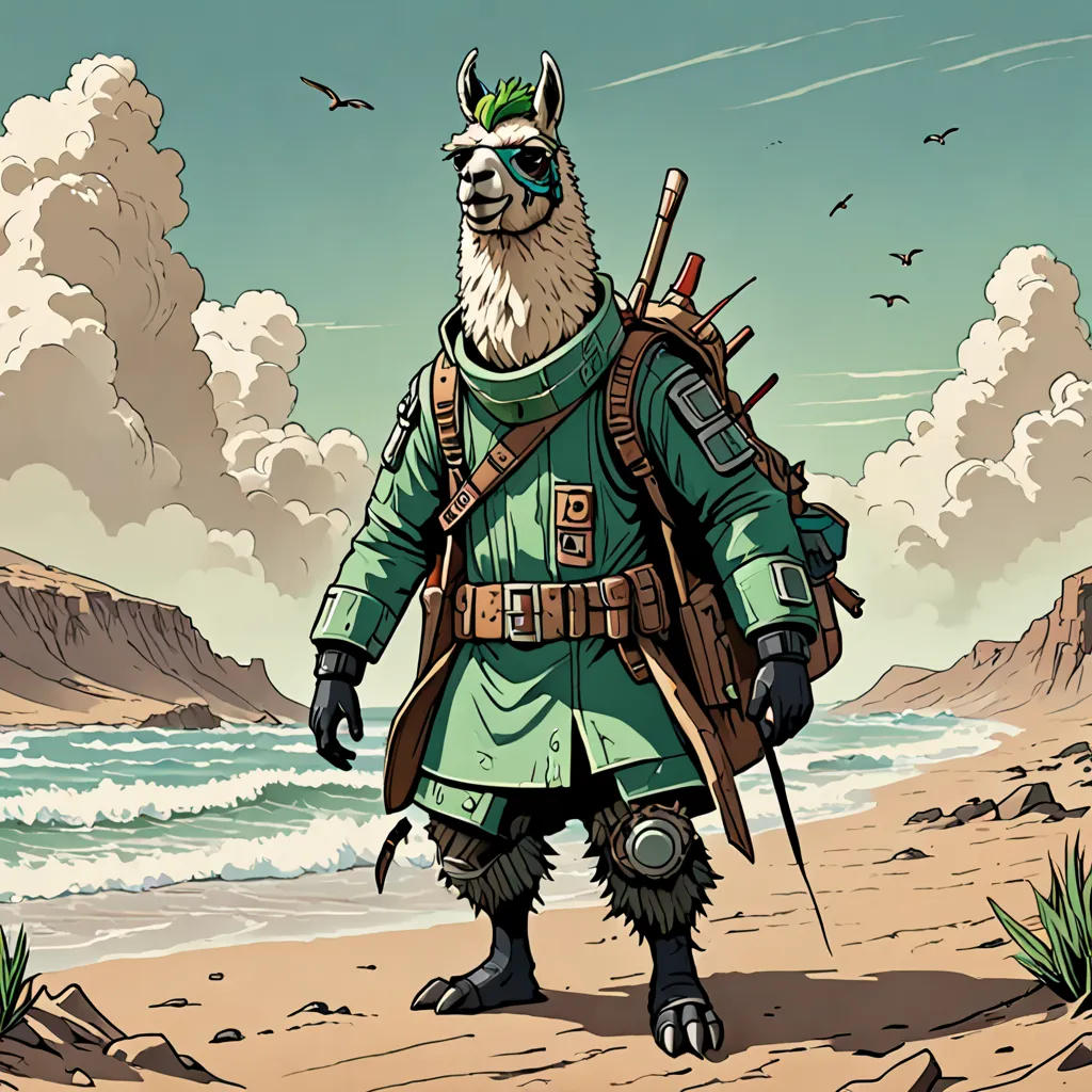 The Llama Wave Riders