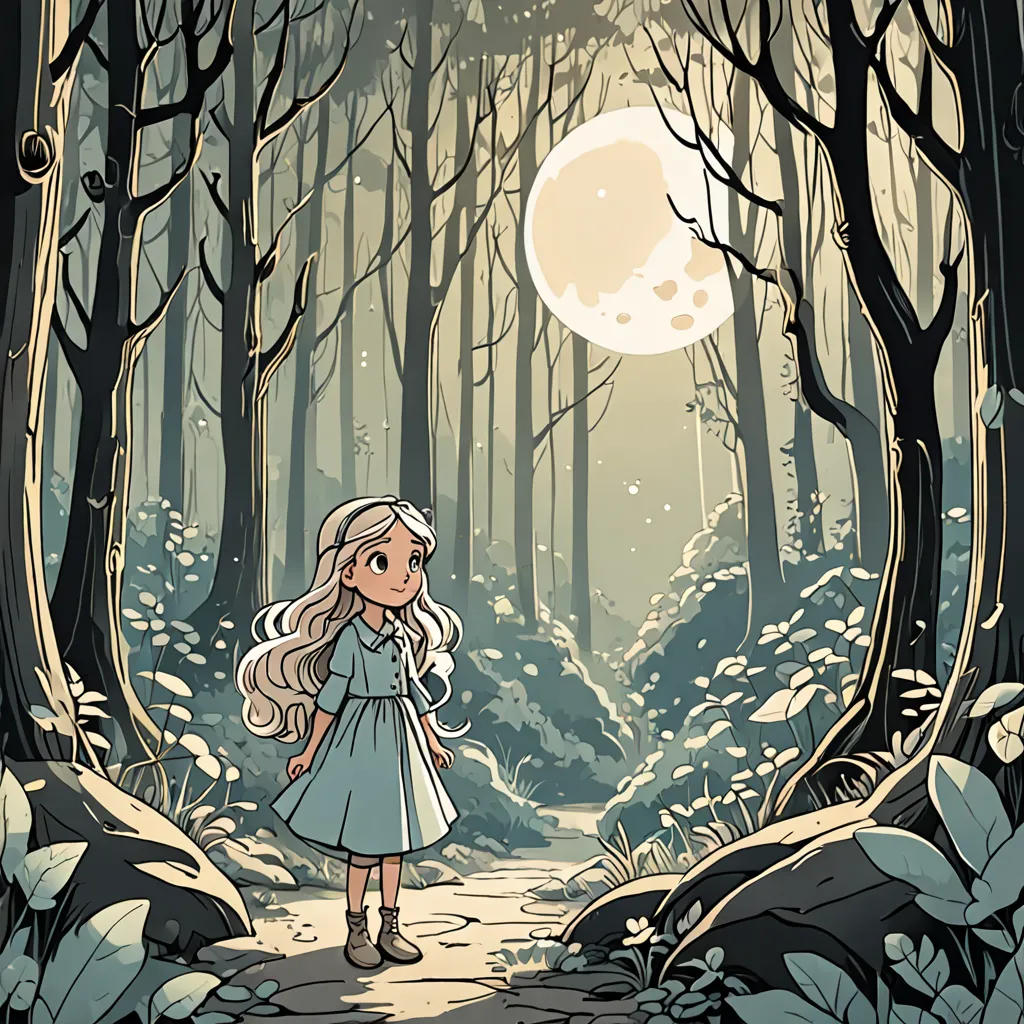 The Magical Adventure of Luna and the Enchanted Forest