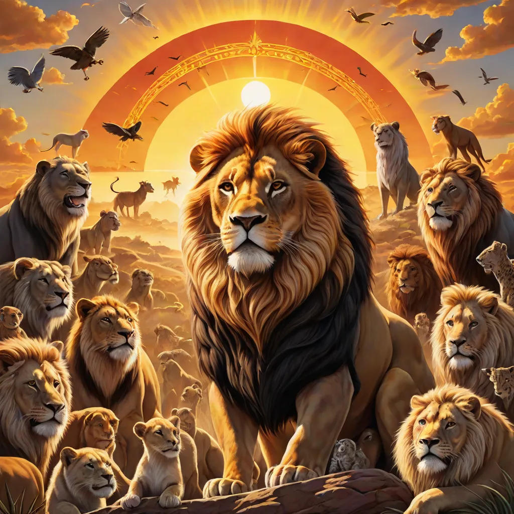 The Wise Lion King