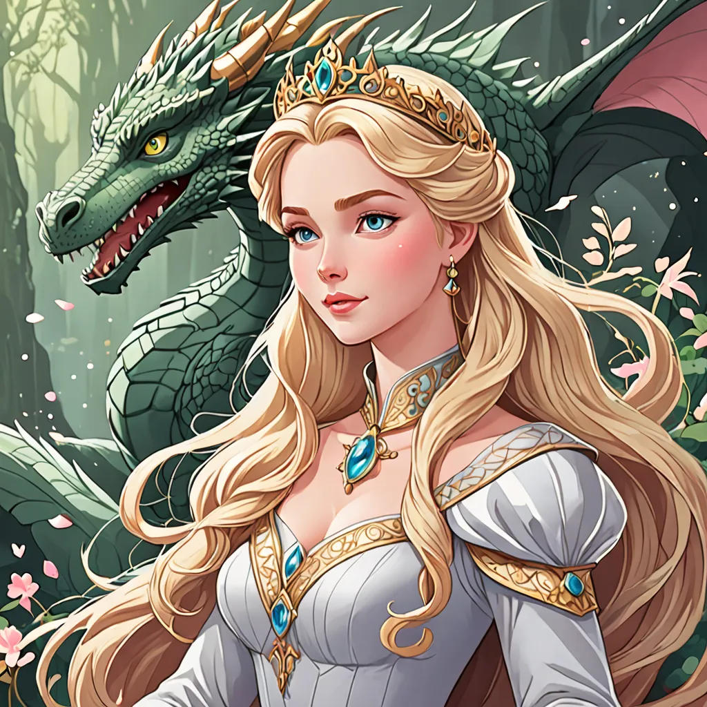 The Princess Knight and the Kind Dragon
