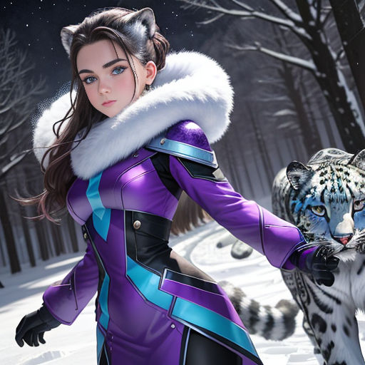 The Purple Snow Leopard