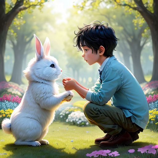 Alex and store ani rabbit