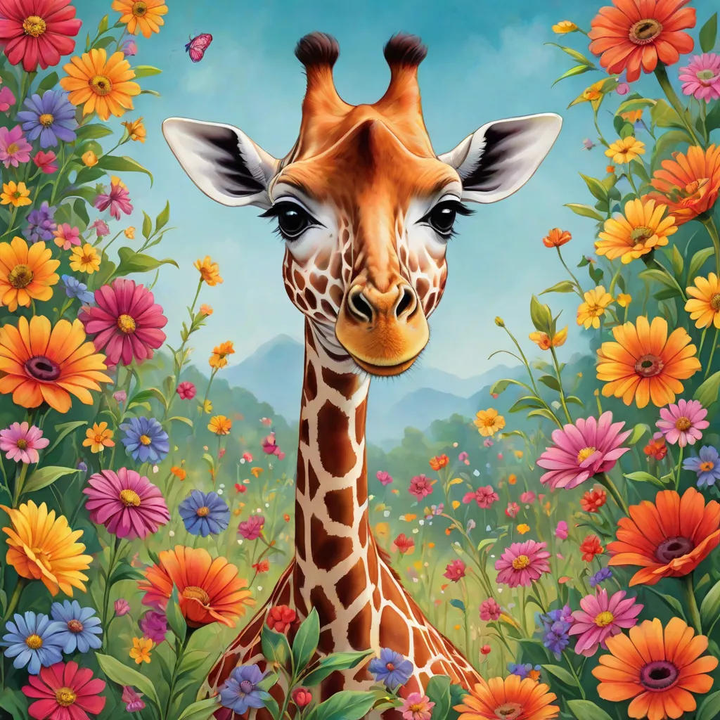 Lulu the Giraffe Counts to Ten