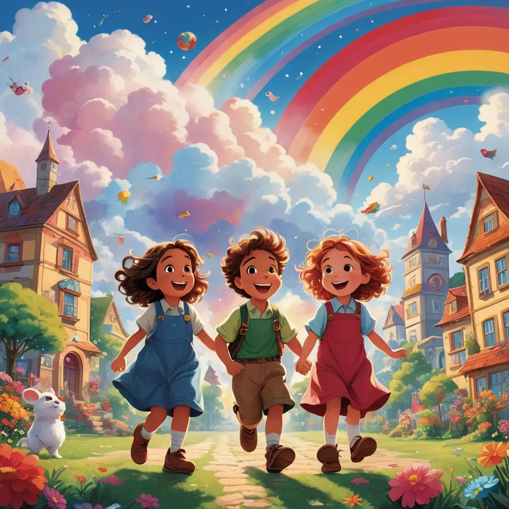 The Colorful Adventures of Fluffy and Friends