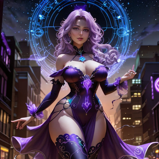 Full Body MtF Transformation Set - Purple Enchantress