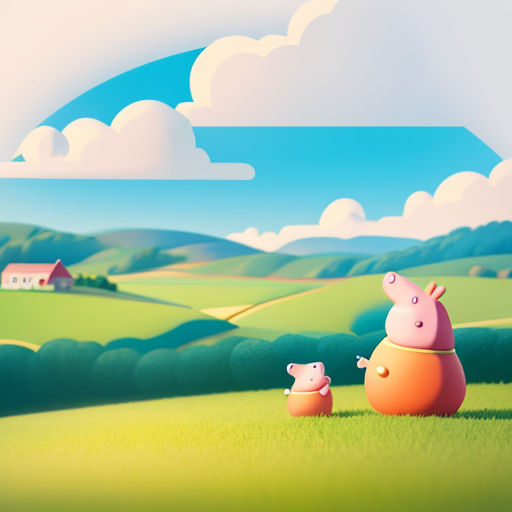 Wallpaper fundo peppa pig