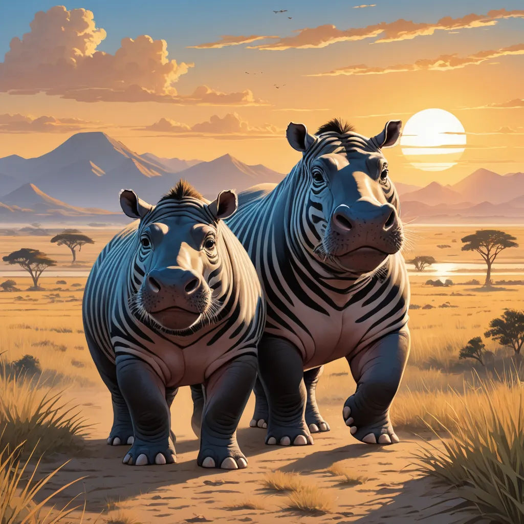 The Hippo's Missing Fur